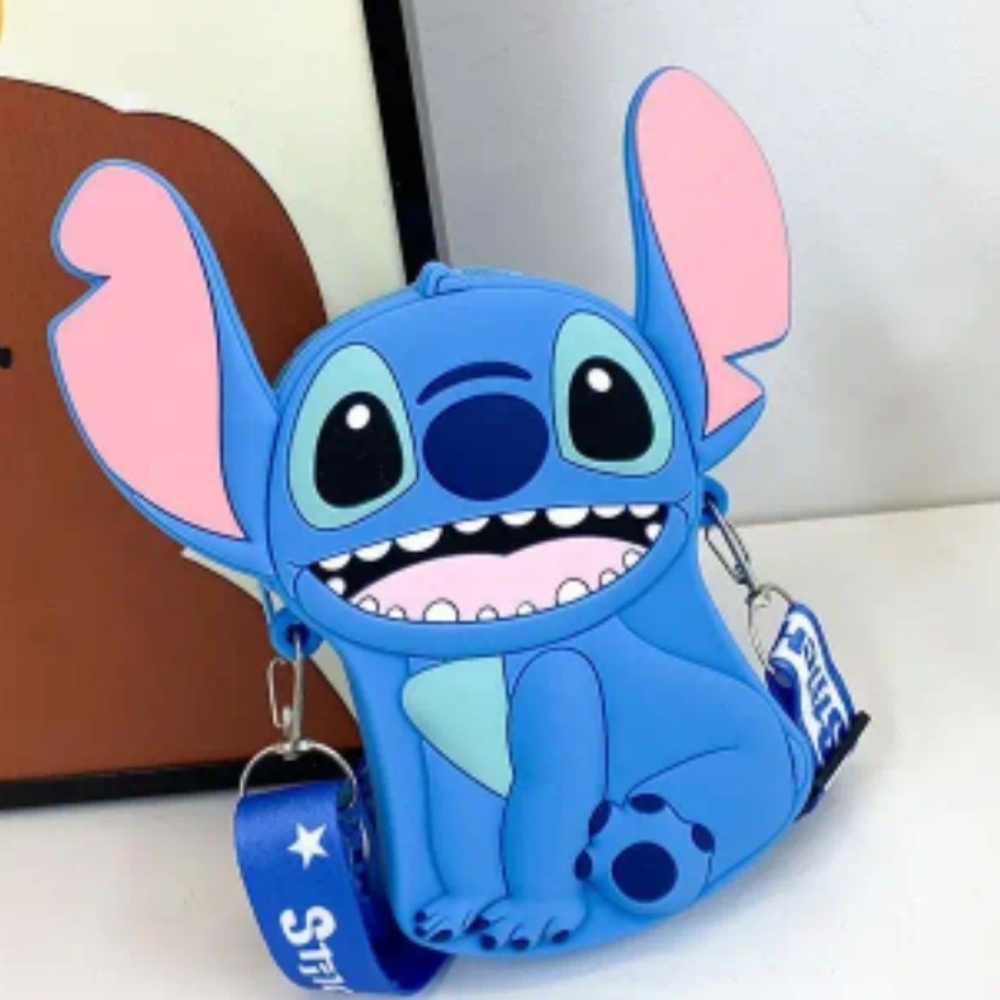 Disney Stitch Mini Silicone Crossbody Bag